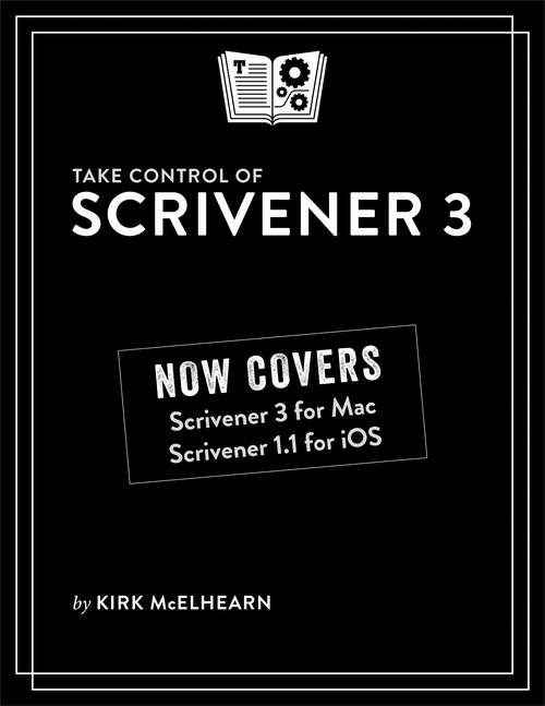 Book cover of Take Control of Scrivener 3