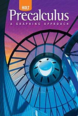 Book cover of Precalculus: A Graphing Approach