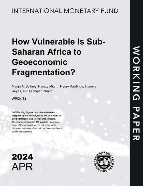 Book cover of How Vulnerable is Sub-Saharan Africa to Geoeconomic Fragmentation?