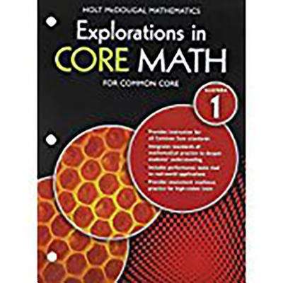 Book cover of Explorations in Core Math, Algebra 1
