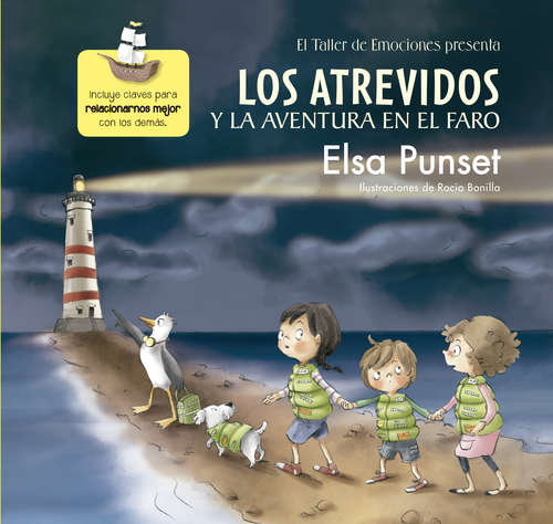 Book cover of Los Atrevidos y la aventura en el faro (El taller de emociones)