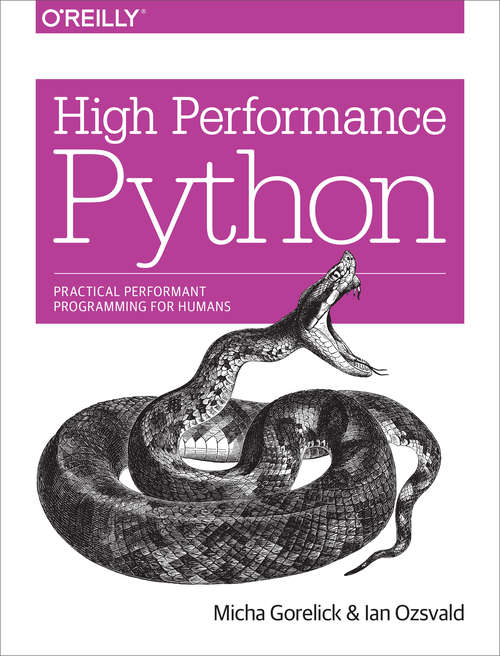 Book cover of High Performance Python
