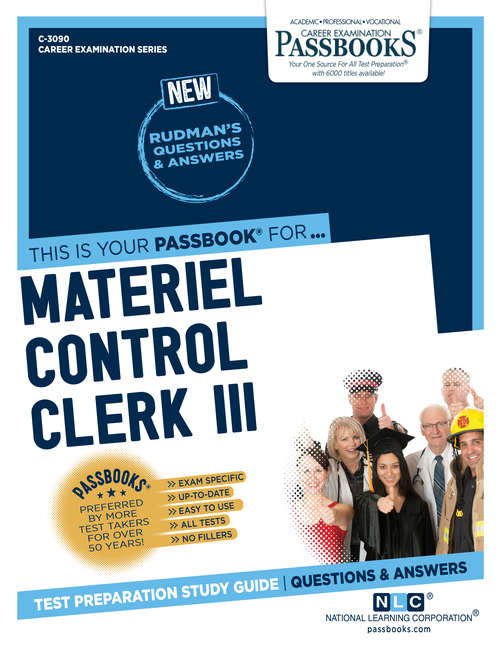 Book cover of Materiel Control Clerk III: Passbooks Study Guide (Career Examination Series)