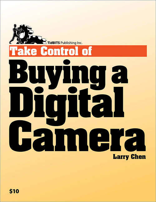 Book cover of Take Control of Buying a Digital Camera