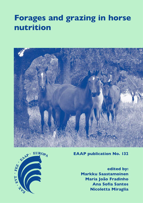 Book cover of Forages and grazing in horse nutrition