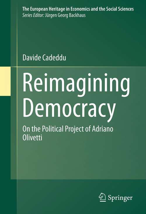 Book cover of Reimagining Democracy