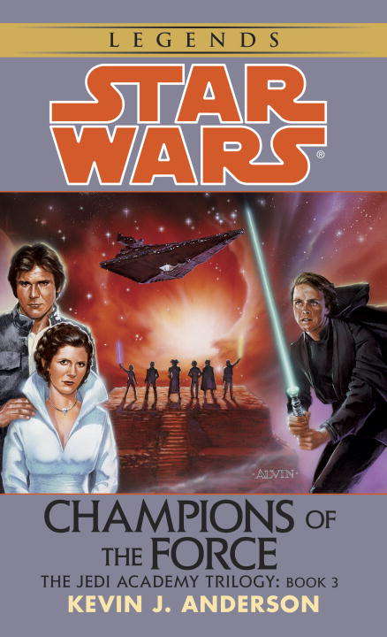 Book cover of Champions of the Force: Star Wars (The Jedi Academy)