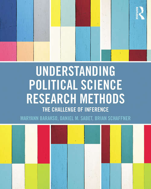Book cover of Understanding Political Science Research Methods