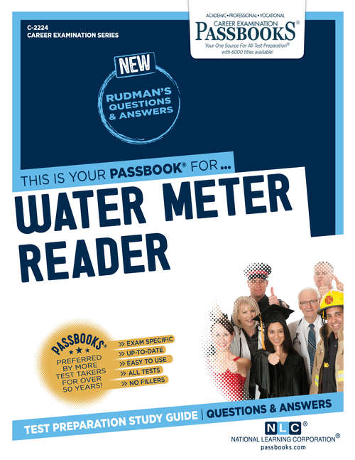 Book cover of Water Meter Reader: Passbooks Study Guide (Career Examination Series)