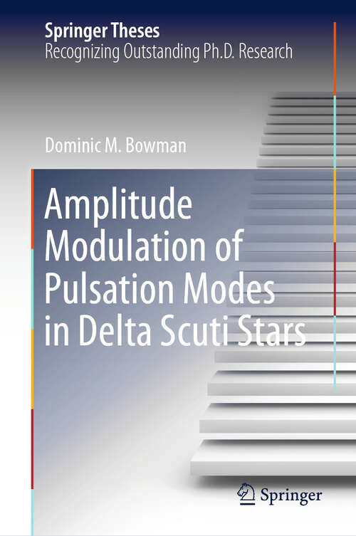 Book cover of Amplitude Modulation of Pulsation Modes in Delta Scuti Stars