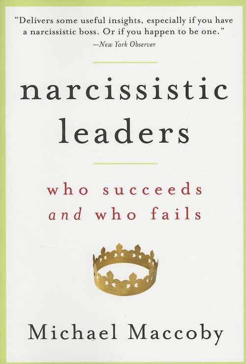 Book cover of Narcissistic Leaders
