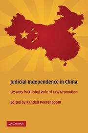 Book cover of Judicial Independence in China: Lessons for Global Rule of Law Promotion