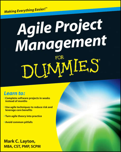 Book cover of Agile Project Management For Dummies
