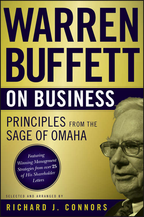Book cover of Warren Buffett on Business
