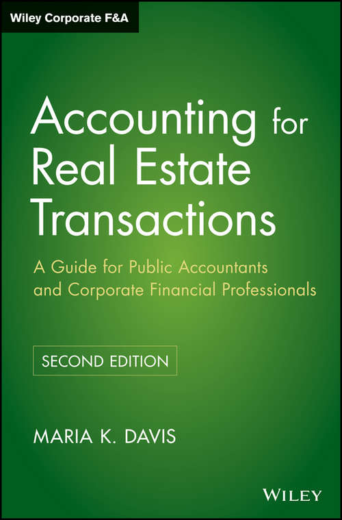 Book cover of Accounting for Real Estate Transactions