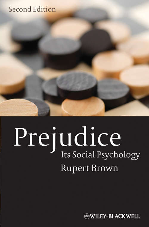Book cover of Prejudice: Its Social Psychology (2)