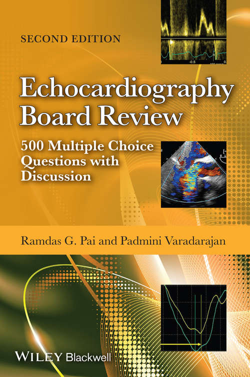 Book cover of Echocardiography Board Review