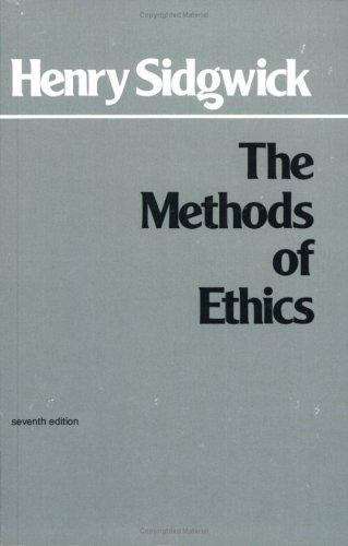 Book cover of The Methods Of Ethics