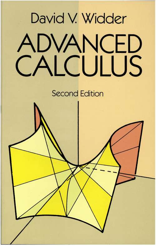 Book cover of Advanced Calculus: Second Edition