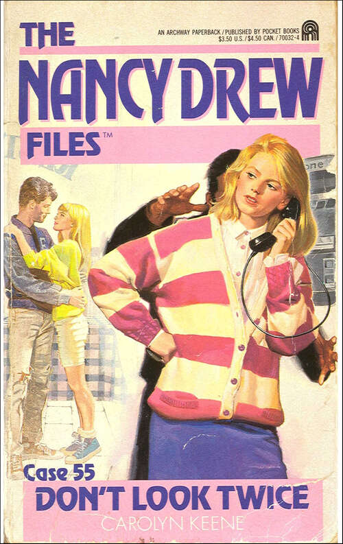 Book cover of Don't Look Twice (The Nancy Drew Files #55)