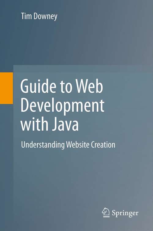 Book cover of Guide to Web Development with Java