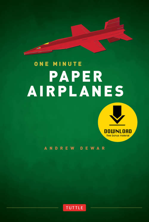 Book cover of One Minute Paper Airplanes
