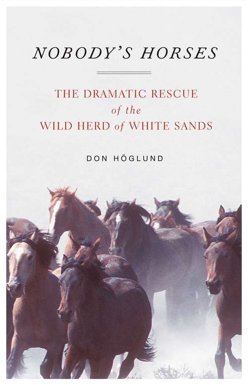 Book cover of Nobody's Horses: The Dramatic Rescue of the Wild Herd of White Sands