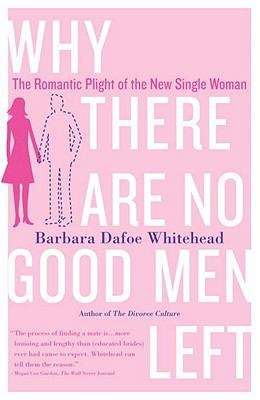 Book cover of Why There Are No Good Men Left: The Romantic Plight of the New Single Woman