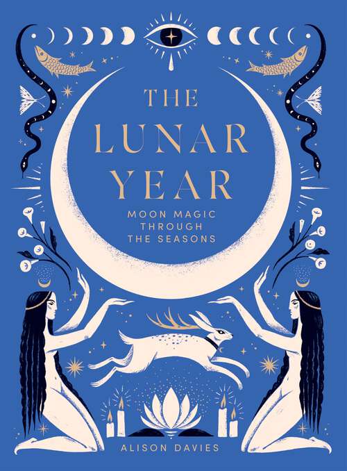 Book cover of The Lunar Year: Moon Magic Through the Seasons