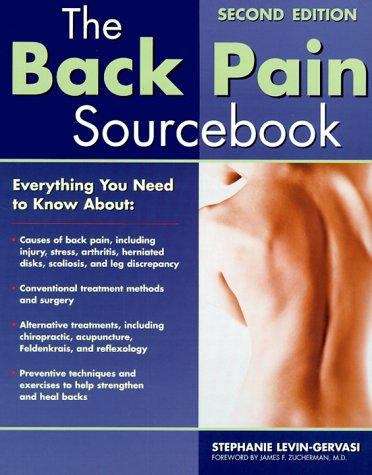Book cover of The Back Pain Sourcebook: Everything You Need to Know