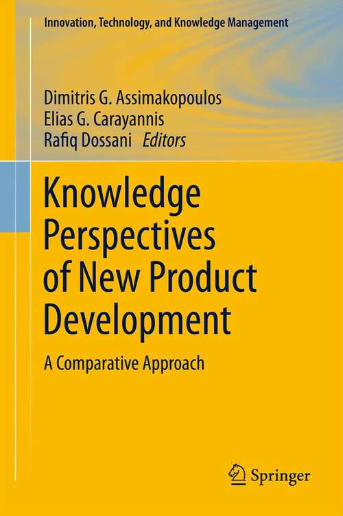 Book cover of Knowledge Perspectives of New Product Development