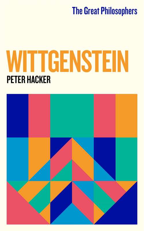 Book cover of The Great Philosophers: Wittgenstein (GREAT PHILOSOPHERS)