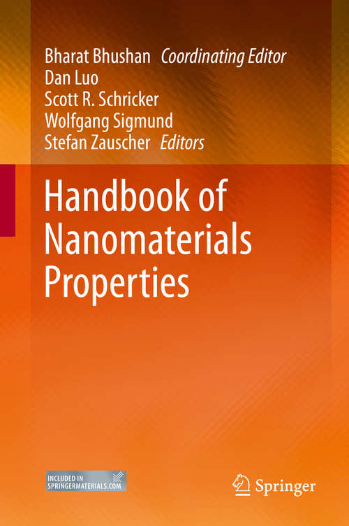 Handbook of Nanomaterials Properties