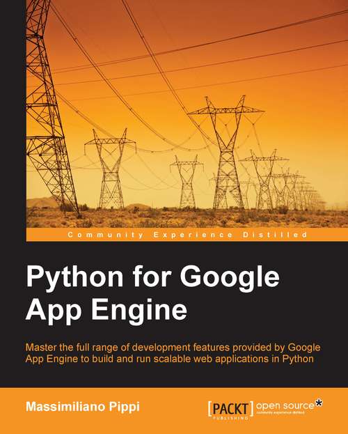 Book cover of Python for Google App Engine