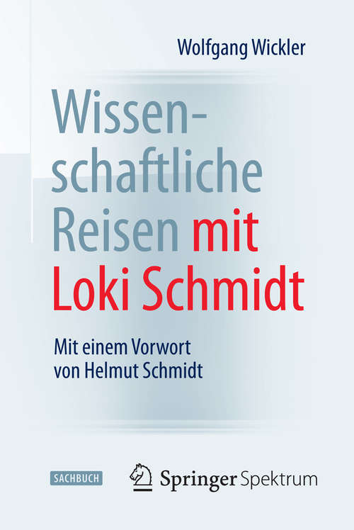 Book cover of Wissenschaftliche Reisen mit Loki Schmidt