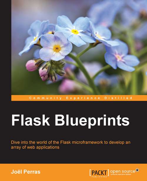 Book cover of Flask Blueprints
