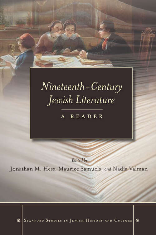 Book cover of Nineteenth-Century Jewish Literature: A Reader