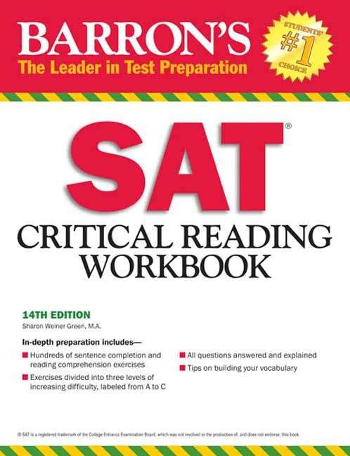 Barron's SAT Critical Reading Workbook (14th Edition)