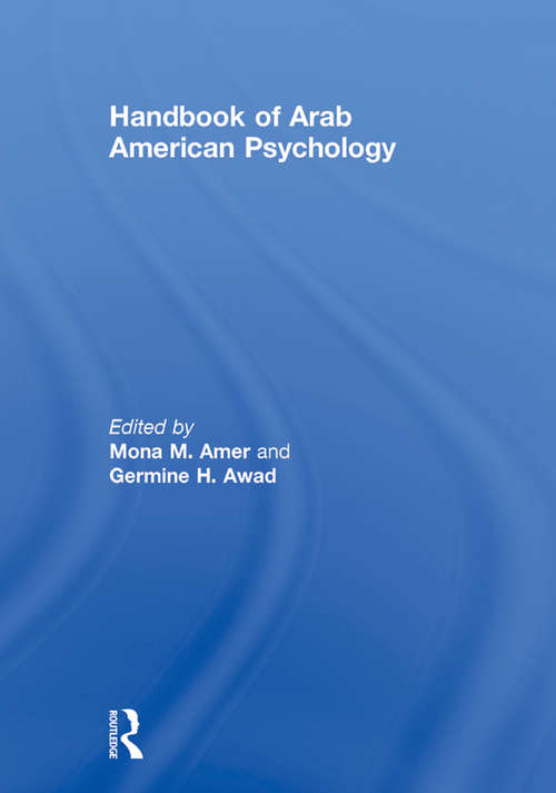 Book cover of Handbook of Arab American Psychology