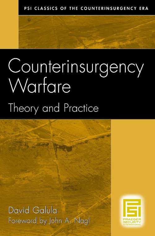 Book cover of Counterinsurgency Warfare: Theory and Practice