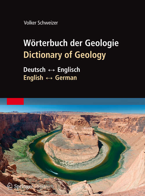 Book cover of Wörterbuch der Geologie / Dictionary of Geology