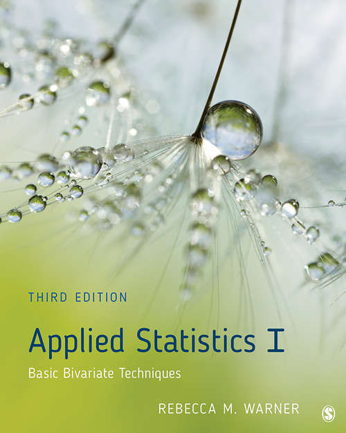 Book cover of Applied Statistics I: Basic Bivariate Techniques (Third Edition)