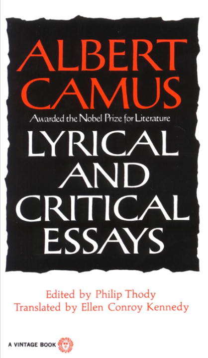 Book cover of Lyrical and Critical Essays