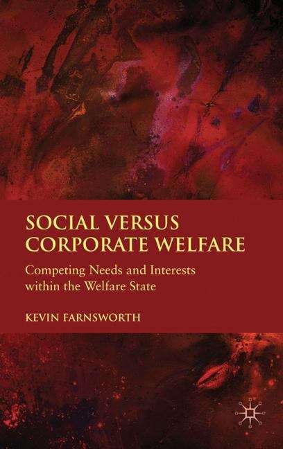 Book cover of Social versus Corporate Welfare