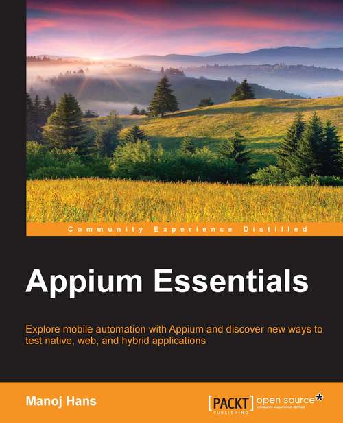 Book cover of Appium Essentials