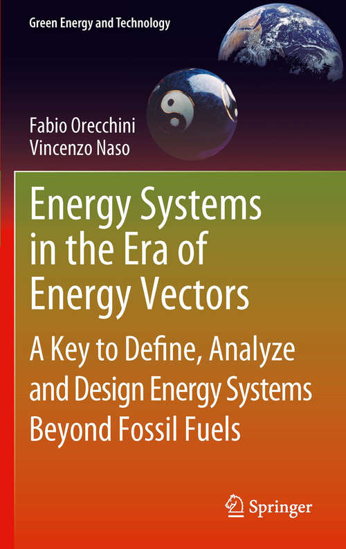 Book cover of Energy Systems in the Era of Energy Vectors
