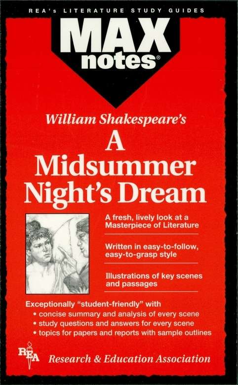 Book cover of A Midsummer Night's Dream (MAXNotes Literature Guides)