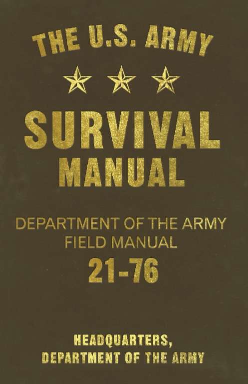 Book cover of The U.S. Army Survival Manual