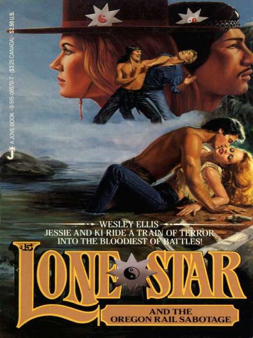 Book cover of Lone Star and the Oregon Rail Sabotage (Lone Star #45)