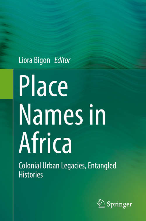Book cover of Place Names in Africa